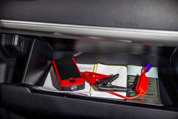 Powerall in glovebox