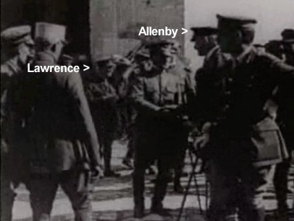 T.E. Lawrence and General Allenby Jerusalem 